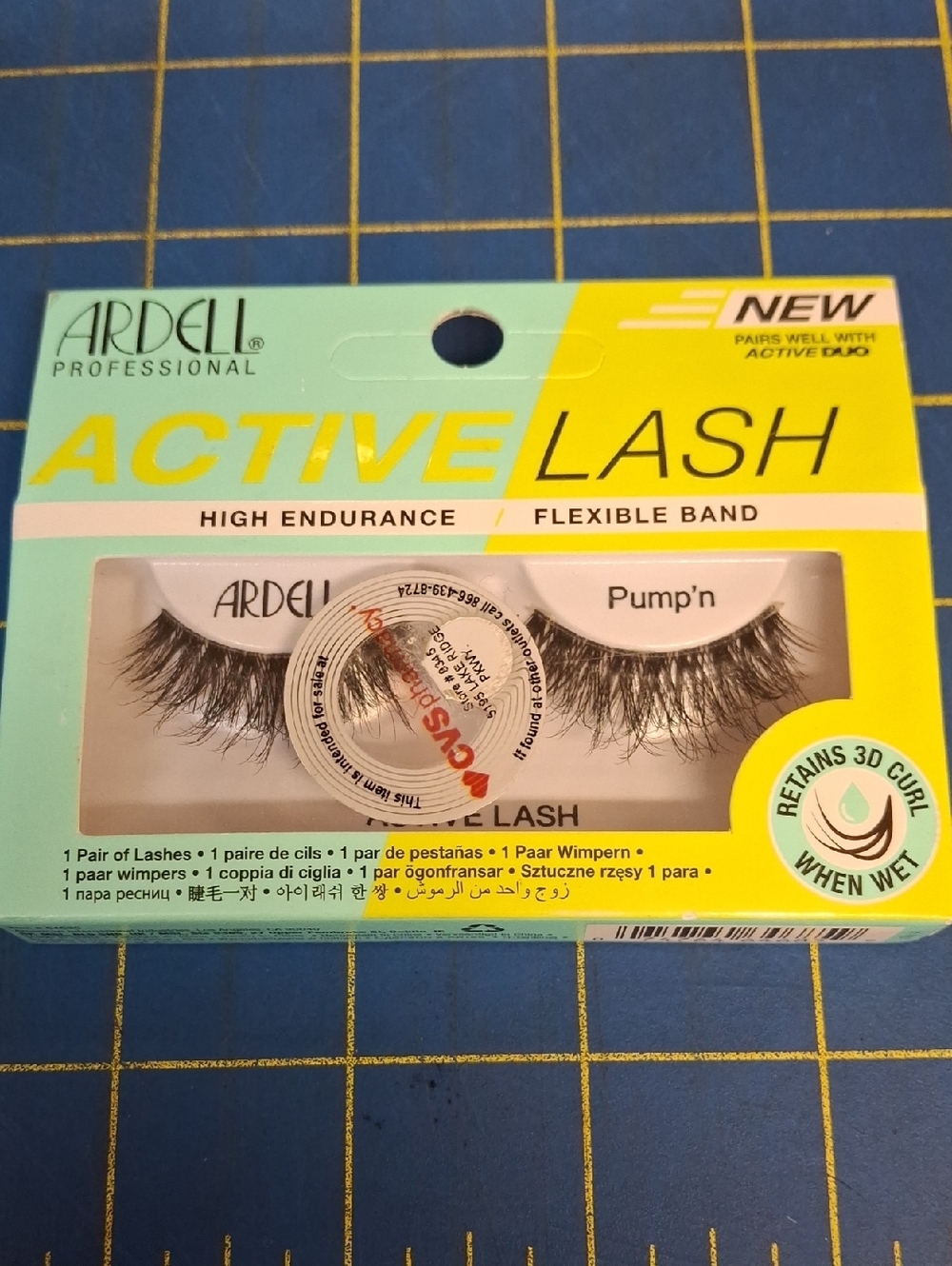 Ardell Active Lash Pump'n False Eyelashes - Black New